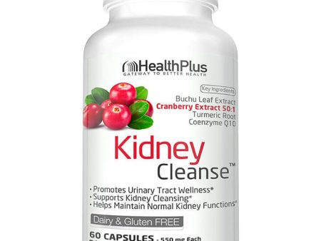 Kidney Cleanse (Kidney Cleansing), 60 Capsules, Health Plus Inc. Fashion