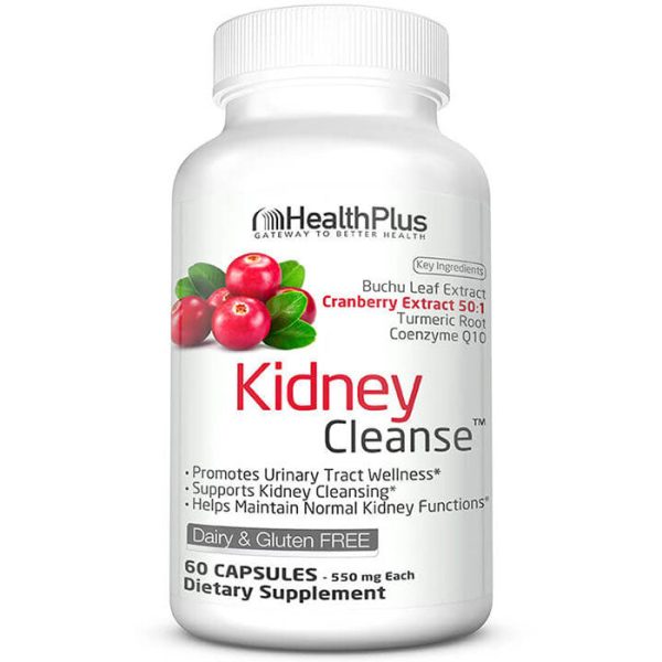 Kidney Cleanse (Kidney Cleansing), 60 Capsules, Health Plus Inc. Fashion