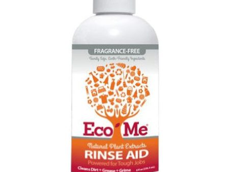 Eco-Me Auto Dish Rinse Aid, Natural Plant Extracts, Fragrance Free, 8 oz Sale