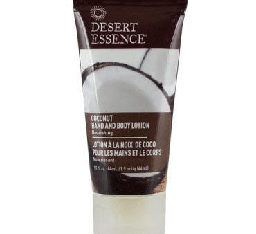 Coconut Hand & Body Lotion Travel Size, 1.5 oz, Desert Essence For Cheap