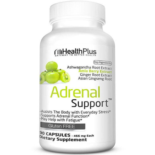 Adrenal Support (Adrenal Cleanse), 90 Capsules, Health Plus Inc. Supply