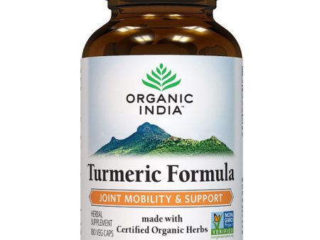 Turmeric Formula, Value Size, 180 Vegetarian Capsules, Organic India on Sale