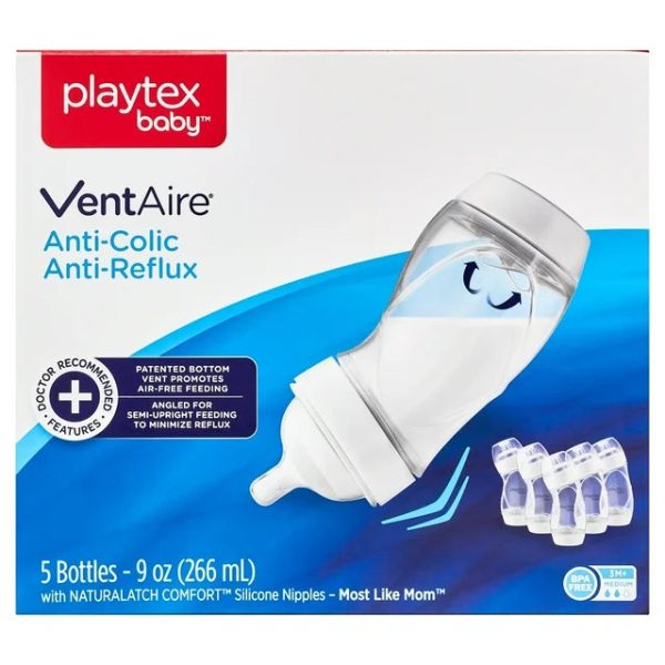 Biberón Playtex Baby VentAire Complete Tummy Comfort, 9 oz For Sale