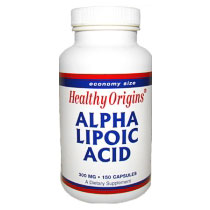 Alpha Lipoic Acid 300 mg, 150 Capsules, Healthy Origins For Sale