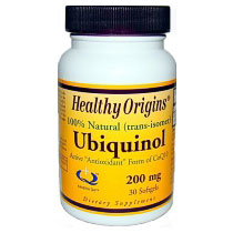 Ubiquinol (Kaneka QH) 200 mg, 30 SoftGels, Healthy Origins For Sale