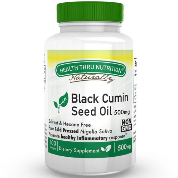 Black Cumin Seed Oil 500 mg, 100 Softgels, Health Thru Nutrition For Discount