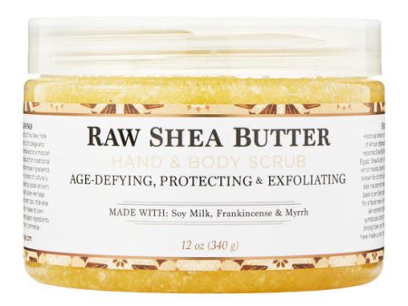 Raw Shea Butter Hand & Body Scrub, 12 oz, Nubian Heritage Hot on Sale