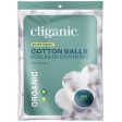 Organic Super Jumbo Cotton Balls, 200 Count, Cliganic Online now