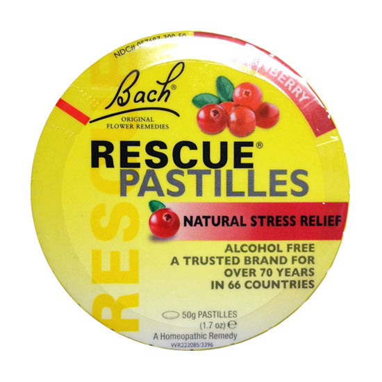 Rescue Pastilles - Cranberry Flavor, 50 g, Bach Flower Essences Sale