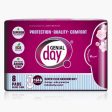 Eco Certified Heavy Flow Menstrual Pads with Anion Strip, 8 ct, Genial Day on Sale