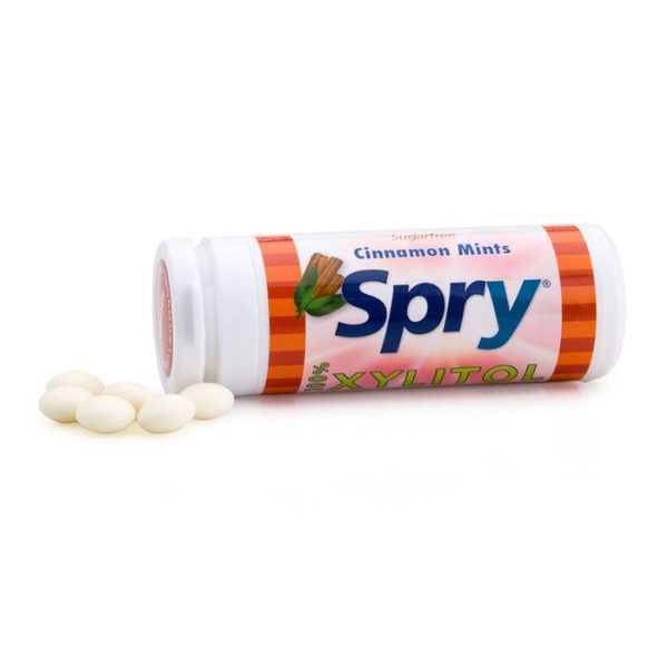 Spry Xylitol Mints - Cinnamon, 45 ct x 6 Tubes, Xlear (Xclear) Online Hot Sale