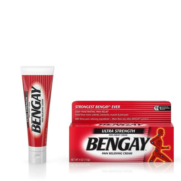 BENGAY Crema para aliviar el dolor, ultra fuerte 113gr Fashion