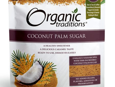 Organic Coconut Palm Sugar, 8 oz (227 g), Organic Traditions Cheap