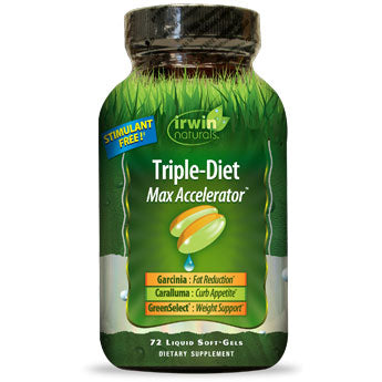 Triple-Diet Max Accelerator, Healthy Weight Loss, 72 Liquid Softgels, Irwin Naturals Discount