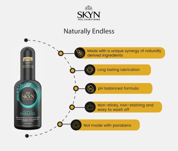 SKYN Lubricante personal Naturally Endless 80ml 2.7 OZ Discount