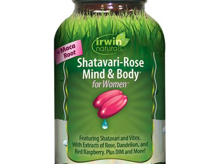 Shatavari-Rose Mind & Body for Women, 60 Liquid Soft-Gels, Irwin Naturals Online now