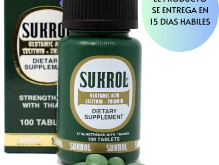 Sukrol, Ácido Glutámico, Lecitina y Thiamin, 100 tabletas Online now