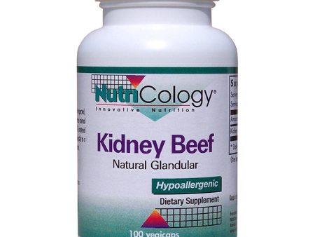 Kidney Beef Natural Glandular, 100 Capsules, NutriCology Online Sale