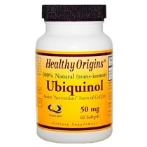 Ubiquinol (Kaneka QH) 50 mg, 60 SoftGels, Healthy Origins Online now