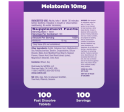 MELATONINA 10MG 100 TABLETAS , SABOR CITRUS  - NATROL - FAST DISSOLVE Online Sale