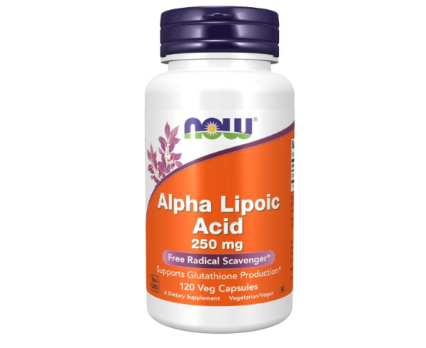 Alpha Lipoic Acid 250mg , capsulas vegetarianas - Now Online now