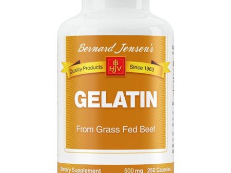 Gelatin Supplement, 250 Capsules, Bernard Jensen Supply