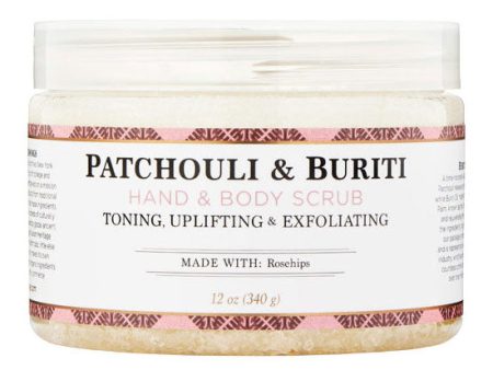 Patchouli & Buriti Hand & Body Scrub, 12 oz, Nubian Heritage For Sale