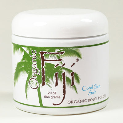 Coral Sea Salt Polish, Organic Coconut Oil Body Polish, 20 oz, Organic Fiji Online Hot Sale