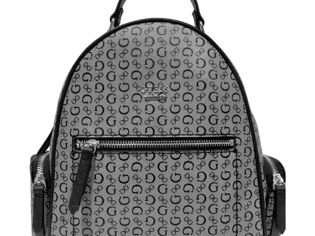 Mini Mochila Guess para mujer Style SV859930 Gris bordes negros Hot on Sale