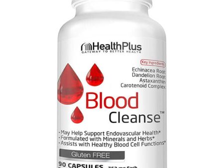 Blood Cleanse (Body Cleansing), 90 Capsules, Health Plus Inc. For Cheap