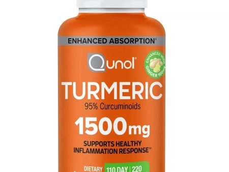 Turmeric 1500mg , 220 capsulas - Qunol Discount