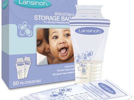 Breastmilk Storage Bags, 25 Pre-Sterilized Bags, Lansinoh Laboratories, Inc. Online