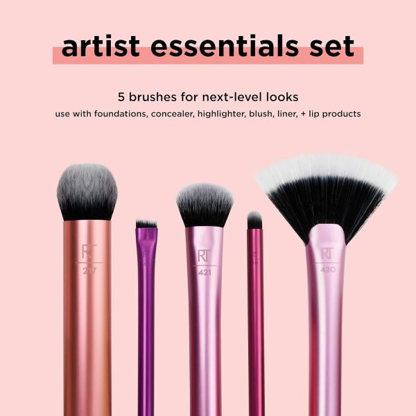 Real Techniques Artist essentials - set de brochas For Cheap