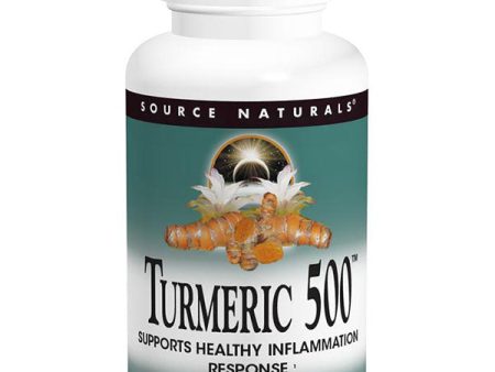 Turmeric 500, Value Size, 120 Tablets, Source Naturals Sale