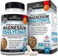 Bisglicinato de magnesio 100% efecto no laxante - Máxima absorción y totalmente reaccionado y tamponado - Energía saludable muscular y apoyo articular - sin OMG -180 mini capsulas For Cheap